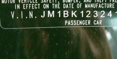 VIN prefix JM1BK1232412