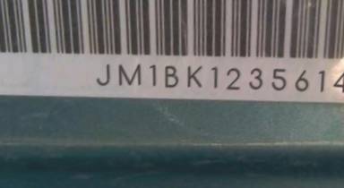 VIN prefix JM1BK1235614