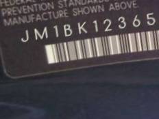 VIN prefix JM1BK1236513