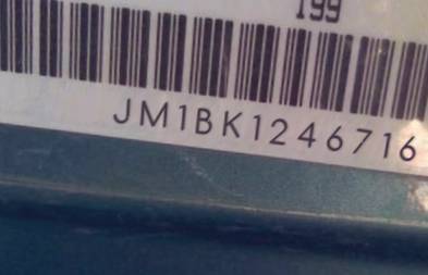 VIN prefix JM1BK1246716