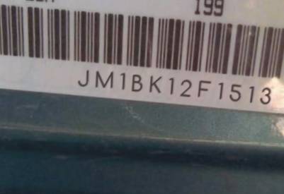 VIN prefix JM1BK12F1513