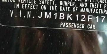 VIN prefix JM1BK12F1716