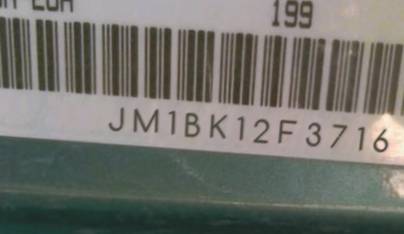 VIN prefix JM1BK12F3716