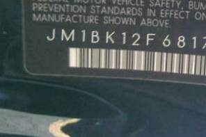 VIN prefix JM1BK12F6817