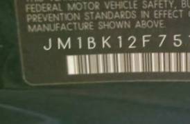 VIN prefix JM1BK12F7512