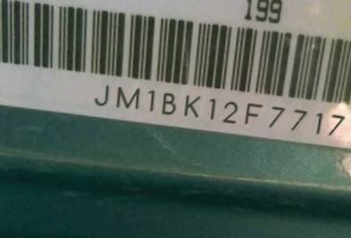 VIN prefix JM1BK12F7717