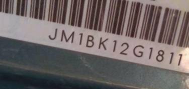 VIN prefix JM1BK12G1811