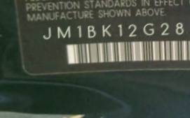 VIN prefix JM1BK12G2811