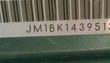 VIN prefix JM1BK1439513