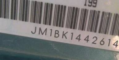 VIN prefix JM1BK1442614