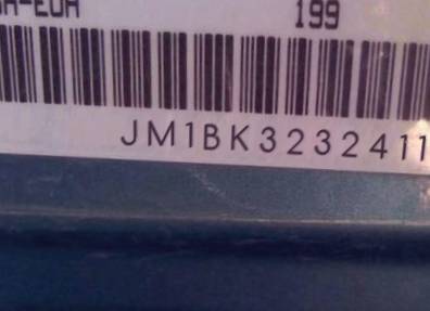 VIN prefix JM1BK3232411