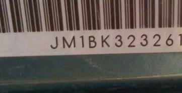 VIN prefix JM1BK3232614