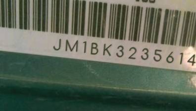VIN prefix JM1BK3235614