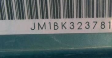 VIN prefix JM1BK3237817