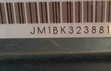 VIN prefix JM1BK3238818