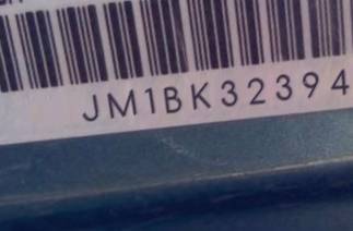 VIN prefix JM1BK3239412