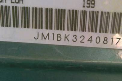 VIN prefix JM1BK3240817