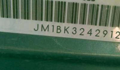 VIN prefix JM1BK3242912