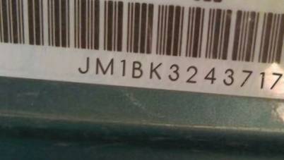 VIN prefix JM1BK3243717