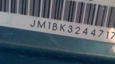 VIN prefix JM1BK3244717