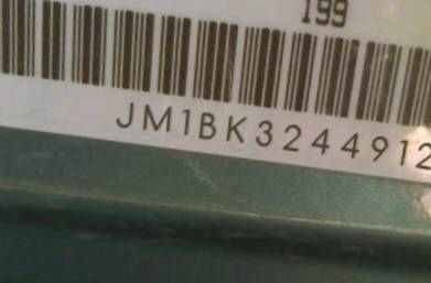 VIN prefix JM1BK3244912