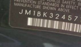 VIN prefix JM1BK3245717