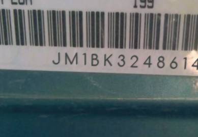 VIN prefix JM1BK3248614