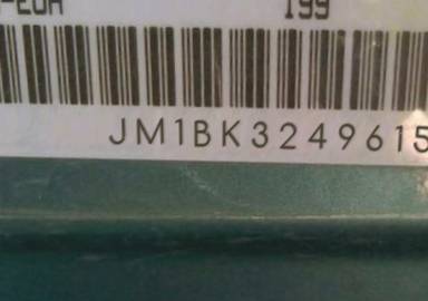 VIN prefix JM1BK3249615