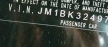 VIN prefix JM1BK3249716