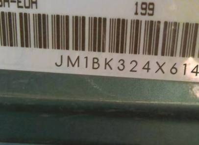 VIN prefix JM1BK324X614