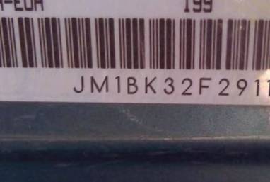 VIN prefix JM1BK32F2911
