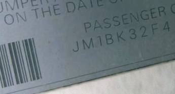 VIN prefix JM1BK32F4615