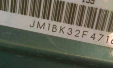 VIN prefix JM1BK32F4716