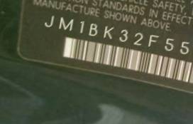 VIN prefix JM1BK32F5513