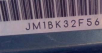 VIN prefix JM1BK32F5615