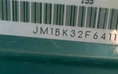 VIN prefix JM1BK32F6411