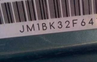 VIN prefix JM1BK32F6412