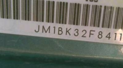 VIN prefix JM1BK32F8411