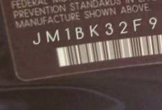 VIN prefix JM1BK32F9912