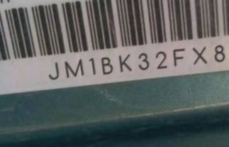 VIN prefix JM1BK32FX818