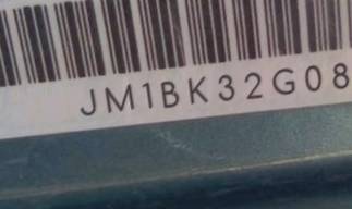 VIN prefix JM1BK32G0818