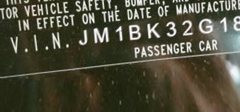 VIN prefix JM1BK32G1818