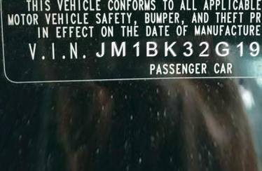 VIN prefix JM1BK32G1912