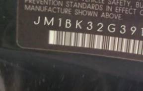 VIN prefix JM1BK32G3912