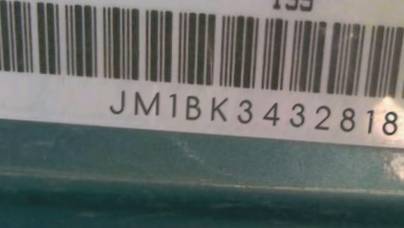 VIN prefix JM1BK3432818