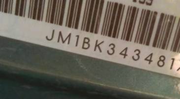 VIN prefix JM1BK3434817