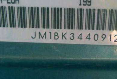 VIN prefix JM1BK3440912