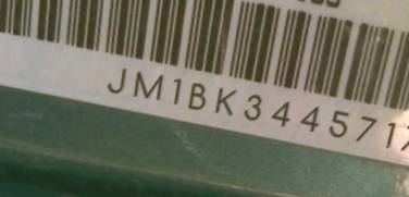 VIN prefix JM1BK3445717