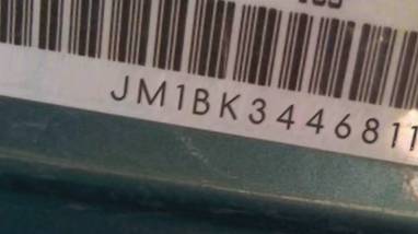 VIN prefix JM1BK3446811