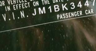 VIN prefix JM1BK3447717